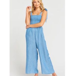 Show Me Your Mumu Parton Chambray Playsuit